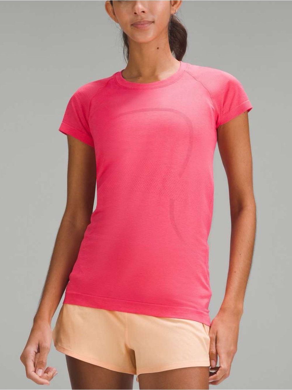 Lululemon Swiftly Tech Short-Sleeve Shirt 2.0 Sz 8 In Lip Gloss / Lip Gloss